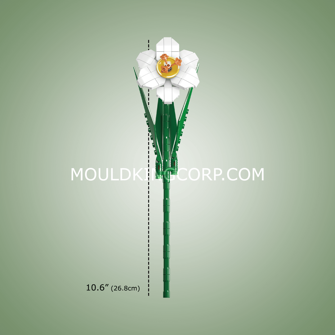 Mould King 24008 Narzissenblüte Künstlicher Bausatz | 122 Teile
