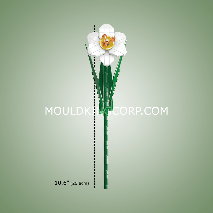 Mould King 24008 Narzissenblüte Künstlicher Bausatz | 122 Teile