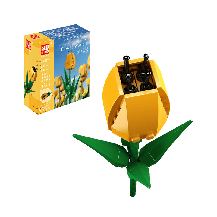 Mould King 24012 Künstlicher Tulpenknospen-Bausatz | 83 Teile
