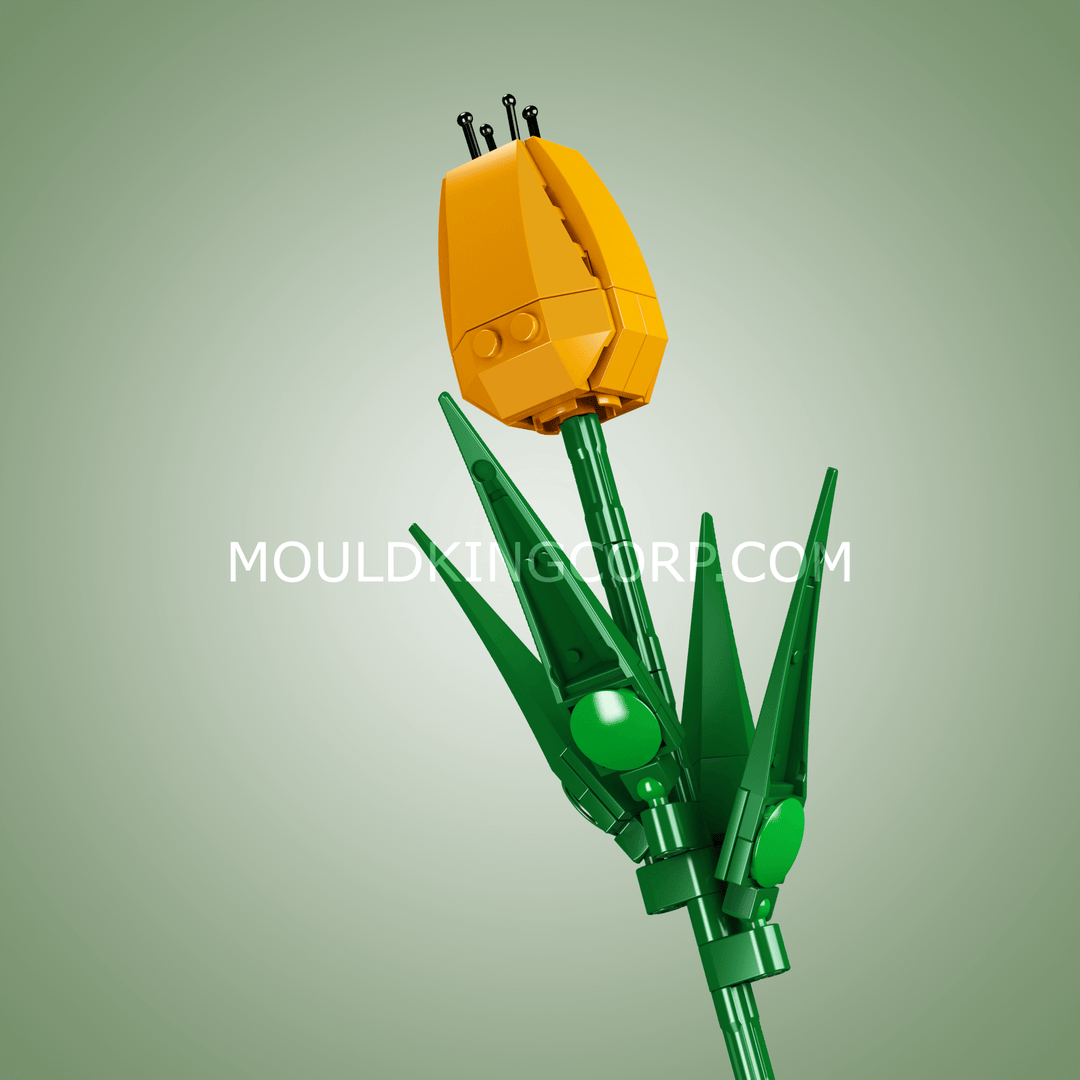 Mould King 24012 Künstlicher Tulpenknospen-Bausatz | 83 Teile