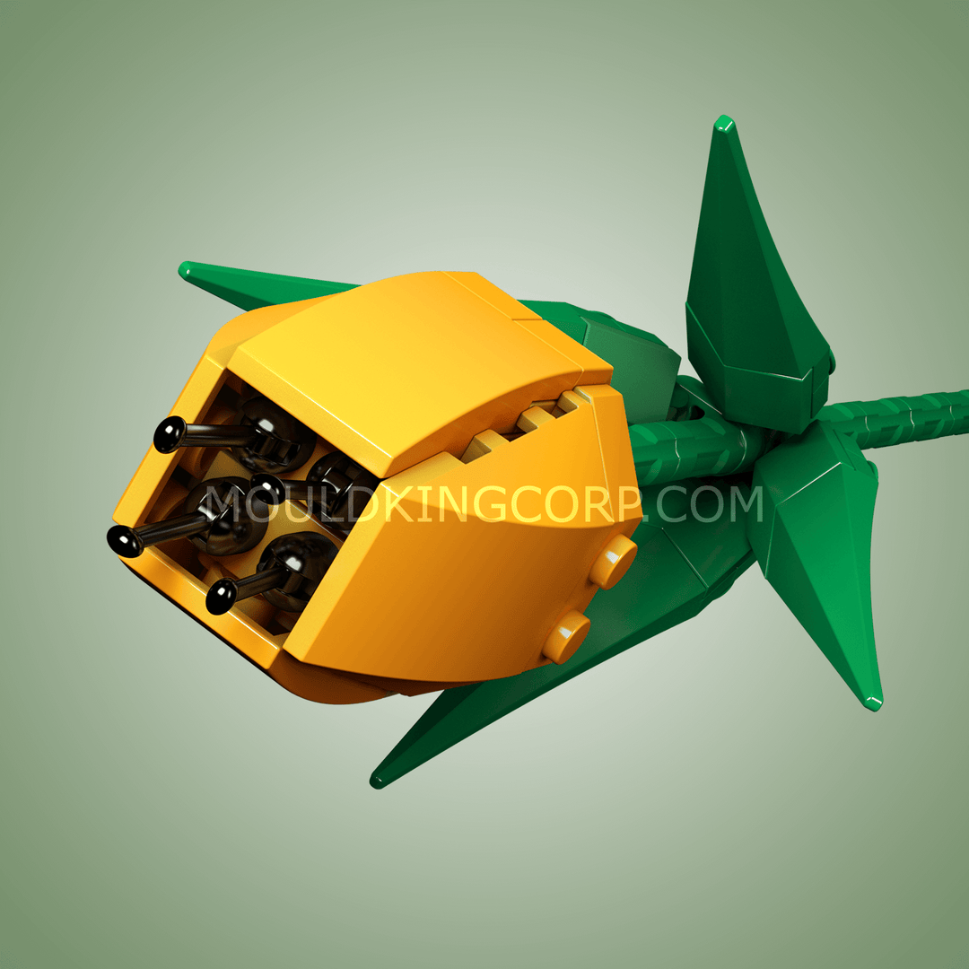 Mould King 24012 Künstlicher Tulpenknospen-Bausatz | 83 Teile