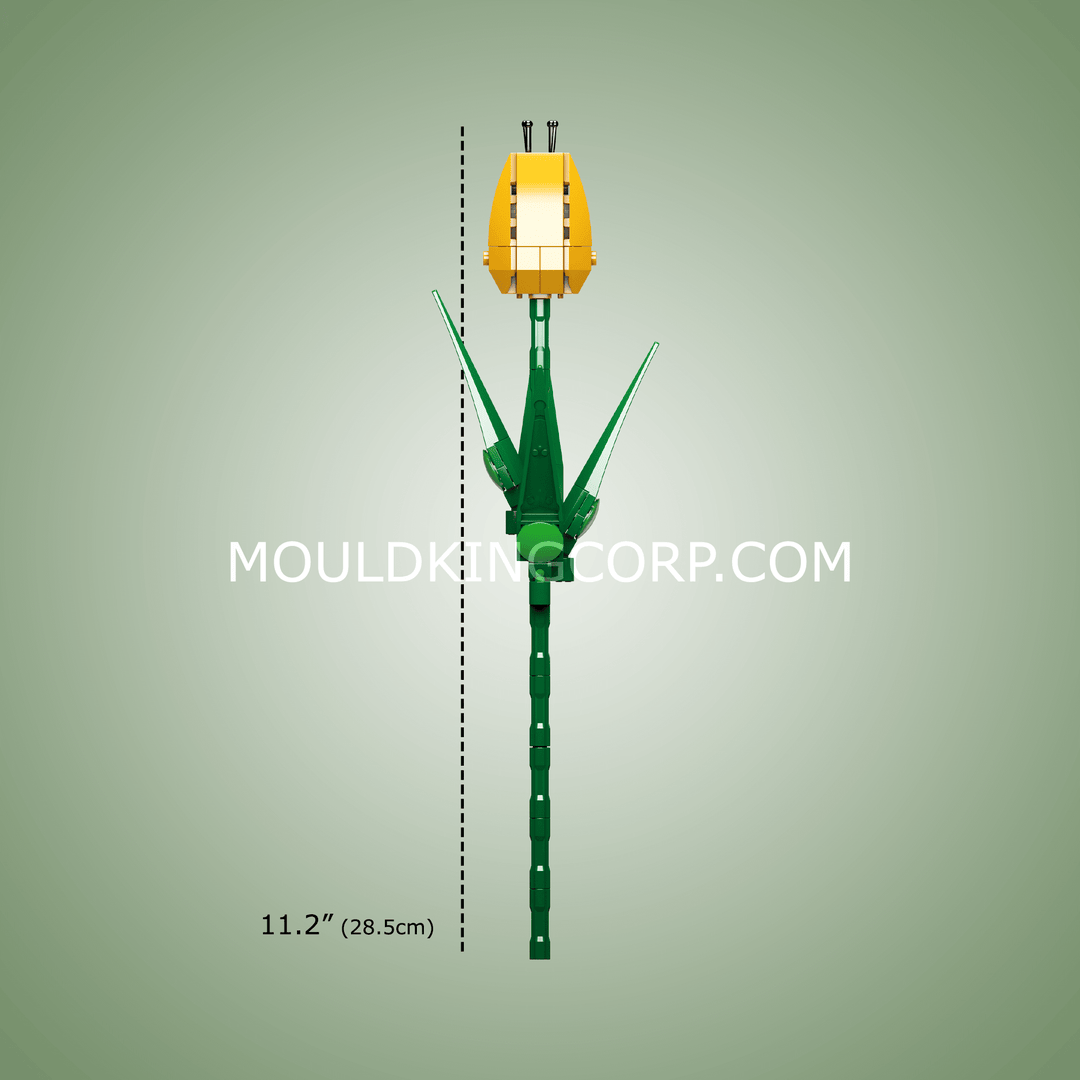 Mould King 24012 Künstlicher Tulpenknospen-Bausatz | 83 Teile