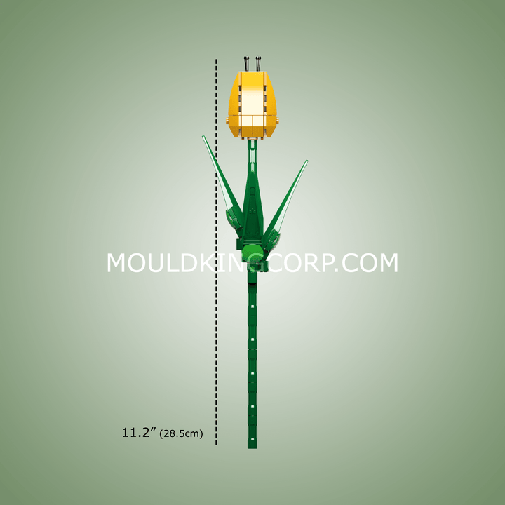 Mould King 24012 Künstlicher Tulpenknospen-Bausatz | 83 Teile