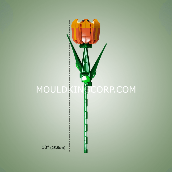Mould King 24013 Künstliches Tulpenblüten-Bauset | 132 Teile