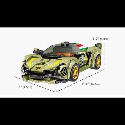 Mould King 27003 Italian Bull Sian Sports Car Model Buidling Set | 333 PCS