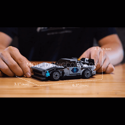 Mould King 27019 DeLorean Time Machine Model Car to Build | 392 PCS